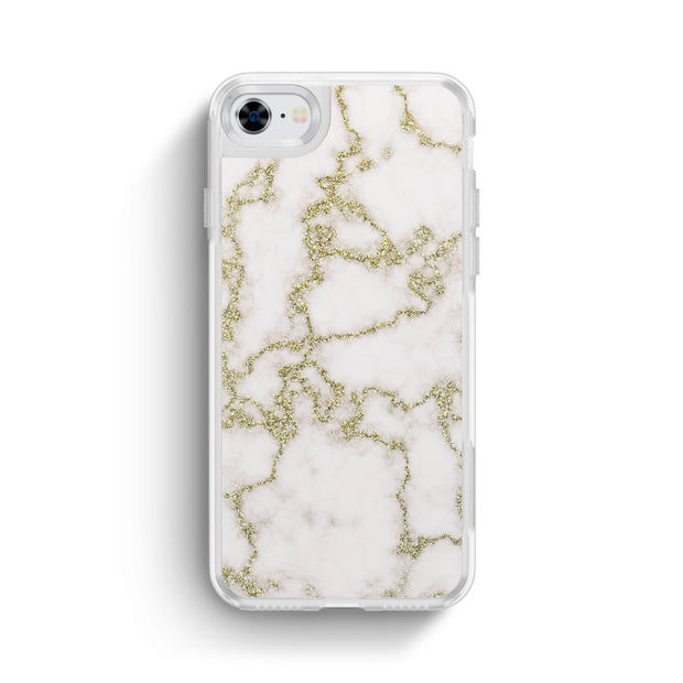 Nearly You iPhone Case -Soft Golden Marble