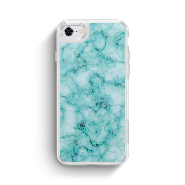 Nearly You iPhone Case -Ocean Chilling Marble