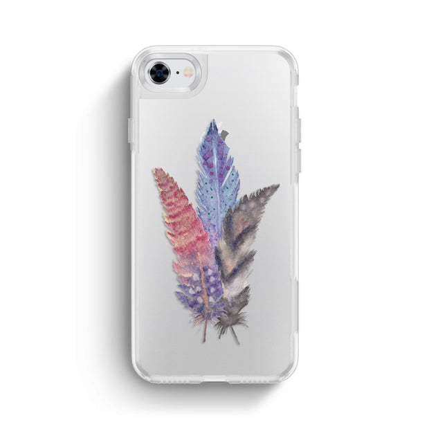 Nearly You iPhone Case -Periwinkle Feather