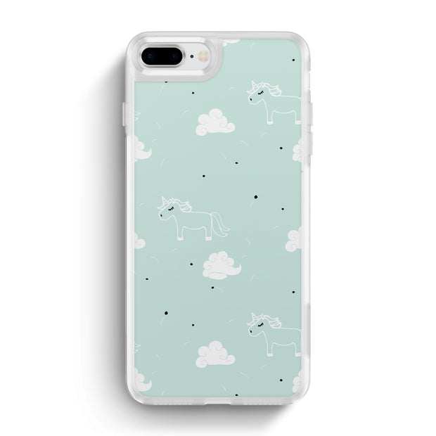 Nearly You iPhone Case - Unicorns in the clouds