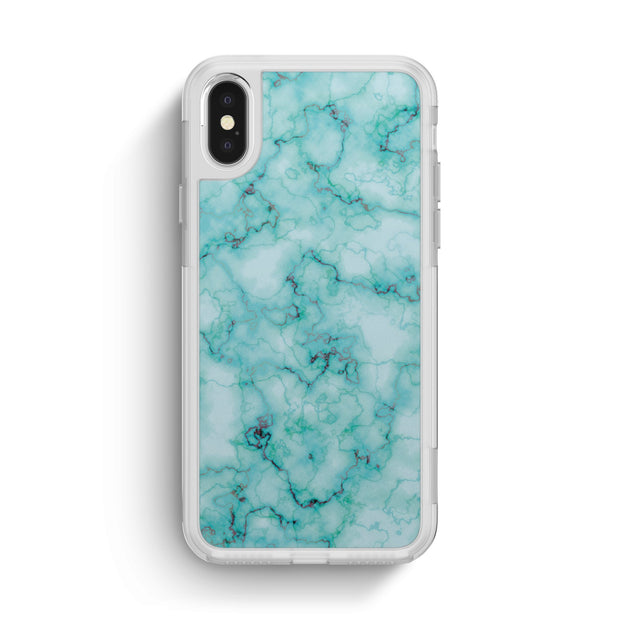 Nearly You iPhone Case -Ocean Chilling Marble