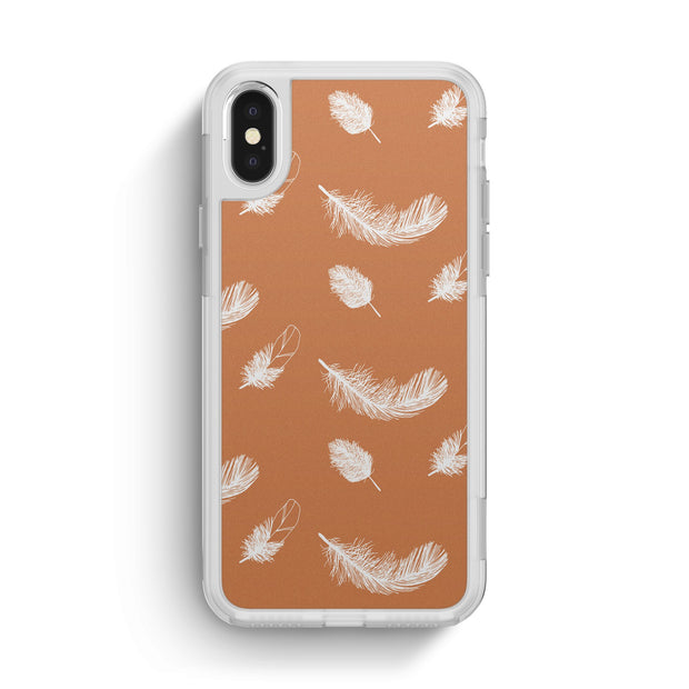 Nearly You iPhone Case -Feathers Falling During Sunset