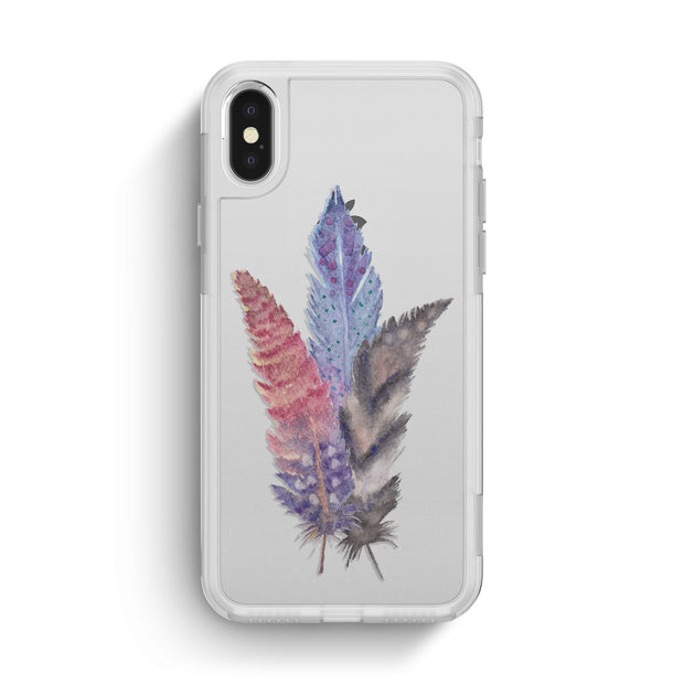 Nearly You iPhone Case -Periwinkle Feather