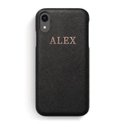 Milano Saffiano Leather iPhone Case - Monogram Me